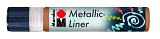 Контур с металлическим эффектом Metallic Liner, 25 мл, медь