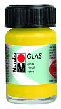 Краска витражная Glas, 15мл, желтый солнечный