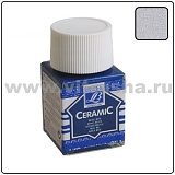Краска по стеклу и керамике Ceramic, 50 мл, 710 серебряный
