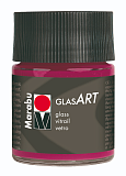 Витражный лак Marabu GlasArt, 50 мл, бордо