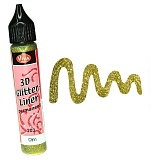 Viva 3D Liner Glitter, цвет 203 цитрин блестки, 28 мл