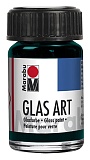 Витражный лак Marabu GlasArt, 15 мл, 498 бирюза