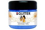 Краска с блестками Marabu Glitter, 594 сапфир, 225 мл