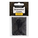 Декоративные блестки № 25 черный антрацит, 1 мм,  5 гр.