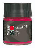 Витражный лак Marabu GlasArt, 50 мл, кармин