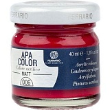 Акрил матовый Apa Color matt, 40 мл, 06 кармин
