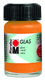 Краска витражная Glas, 15мл, оранжевый