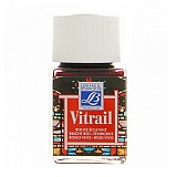 Витражная краска Vitrail, 50 мл, 433 ярко-красный
