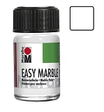Краска для марморирования Easy Marble Marabu, белый, 15 мл