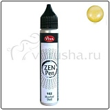 Краска для точечной росписи Viva-Zen-Pen, цвет 202 водяная лилия  перламутр, 28мл