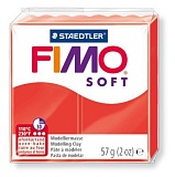 Полимерная глина Fimo soft, 57 г., индийский красный