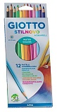 Giotto Акварельные карандаши Stilnovo Acquarell, 12 цв