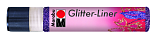 Контур с блестками Glitter-Liner, 25 мл, аметист