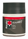 Витражный лак Marabu GlasArt, 50 мл, белый перламутр