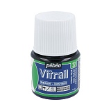 Витражная краска по стеклу и металлу Pebeo Vitrail 45ml, 37 Синий кобальт