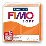 Полимерная глина Fimo soft, 57 г., мандарин