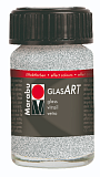 Витражный лак Marabu GlasArt, 15 мл, 582 серебряные блестки