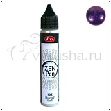 Краска для точечной росписи Viva-Zen-Pen, цвет 500 фиолетовый, 28мл