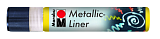 Контур с металлическим эффектом Metallic Liner, 25, желтый