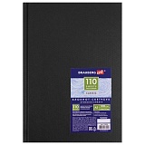 Скетчбук, слоновая кость, 100г/м2, 148*210мм, 110л, книжный твердый переплет