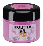Краска с блестками Marabu Glitter, 533 розовый, 225 мл