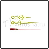 Стрелки для часов, средние золото 55/80/70 мм