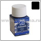 Краска по стеклу и керамике Ceramic, 50 мл, 265 черный