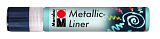 Контур с металлическим эффектом Metallic Liner, 25 мл, голубой