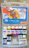  Ferrario Набор красок по стеклу Clear Color в пластиковом боксе, 10 * 50мл