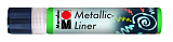 Контур с металлическим эффектом Metallic Liner, 25 мл, зеленый светлый