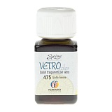 Ferrario Краска по стеклу Vetro Color 50мл, 475 лимонный жёлтый