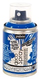 Акриловая краска на водной основе Pebeo decoSpray (аэрозоль) 100 мл, синий глянцевый