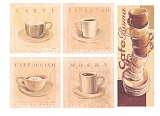 Карта для декупажа А4 "Чашечка кофе", 54г/м2
