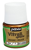 Витражная краска по стеклу и металлу Pebeo Vitrail Opaque 45ml, 48 Теплое золото