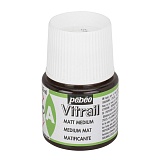 Матовый медиум для витражных красок Pebeo Vitrail, 45мл