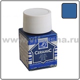 Краска по стеклу и керамике Ceramic, 50 мл, 051 королевский голубой