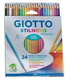 Giotto Акварельные карандаши Stilnovo Acquarell, 24 цв