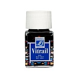 Витражная краска Vitrail, 50 мл,  025 синий