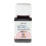 Ferrario Краска по стеклу Vetro Color 50мл, 464 красный