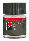 Витражный лак Marabu GlasArt, 50 мл, серебряные блестки