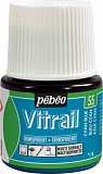 Витражная краска по стеклу и металлу Pebeo Vitrail 45ml, 55 циан