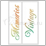 Трафареты гибкие самоклеющиеся Viva Decor"Memories and Vintage" 14*18см