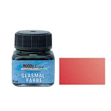 Краска лаковая по стеклу  Glasmal-Farbe, красная темная прозрач. 20 мл
