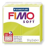 Полимерная глина Fimo soft, 57 г., зеленый лайм