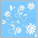 Трафарет Marabu "Танцующий цветок", 33*33 см
