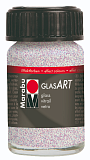 Витражный лак Marabu GlasArt, 15 мл, 587 радужные блестки