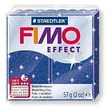 Полимерная глина Fimo Effect, 57 г., синий с блестками