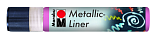 Контур с металлическим эффектом Metallic Liner, 25 мл, розовый