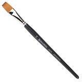 Brauberg Art Classic Кисть художественная №14, синтетика мягкая под колонок, плоская, короткая ручка
