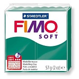Полимерная глина Fimo soft, 57 г., изумруд